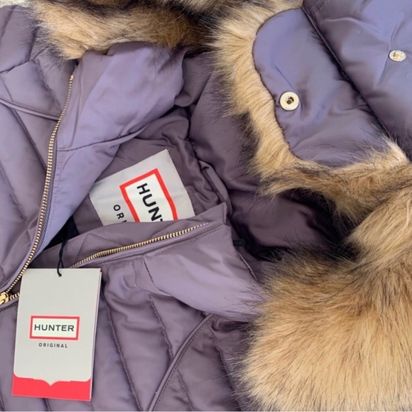 Hunter Refined Down Snow Winter Long Coat NWT - Picture 10 of 13